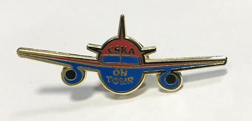 Значок ЦСКА On Tour самолет