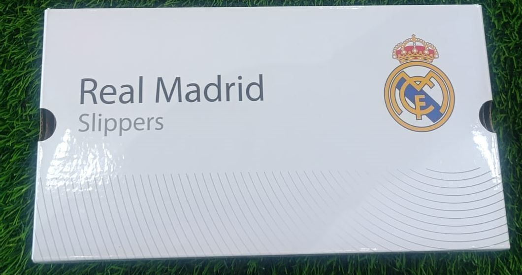 Тапки Реал Мадрид BLUE в подарочной коробке