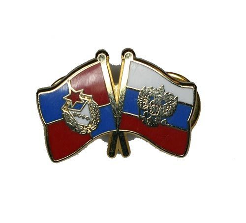 Значок флаг "ЦСКА+Россия"