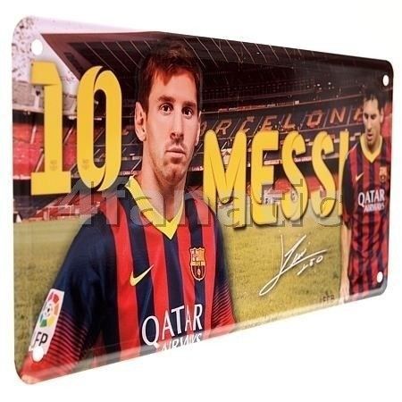 Табличка Барселона 28x13 Messi