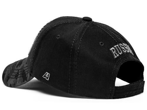 Бейсболка подростковая Россия 101585 черная