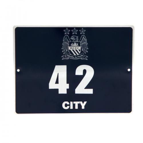 Табличка Манчестер Сити Metal Door Plaque