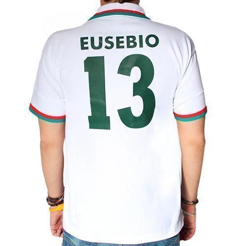 Ретро футболка Португалия 1972 Away Eusebio 13