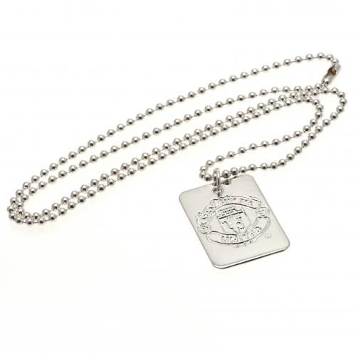    Silver Plated Dog Tag & Chain