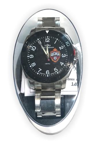 Часы наручные ЦСКА Mikhail Moskvin 48 мм ЧЗ "Звезда"