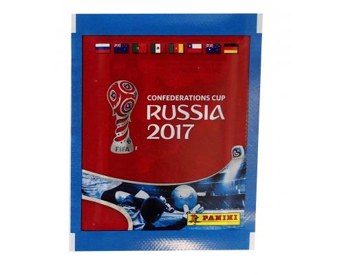 Наклейки Panini Кубок Конфедераций FIFA 2017 (1 пакет с 5 наклейками)