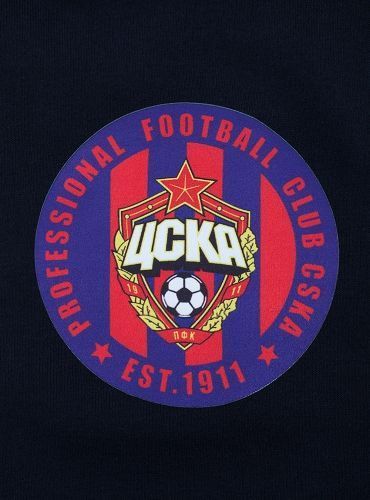 Толстовка ЦСКА на молнии PFC CSKA est 1911, цвет черный