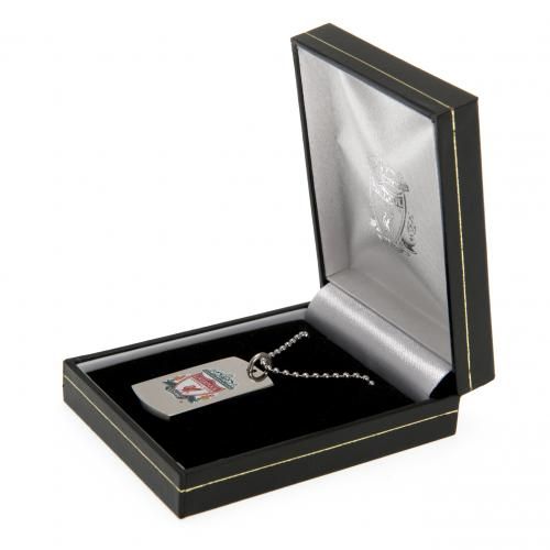 Подвеска Ливерпуль Colour Crest Dog Tag & Chain