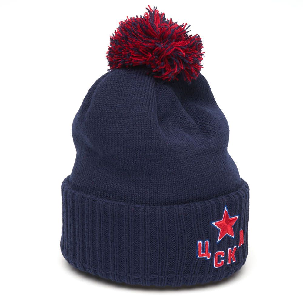 Шапка ХК ЦСКА 18897 синяя