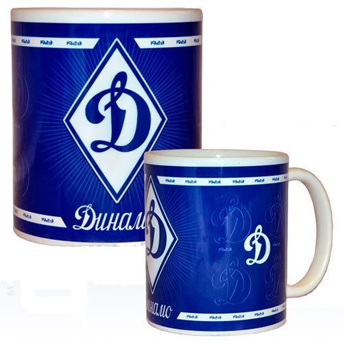 Кружка чайная "Ромб Динамо" синяя