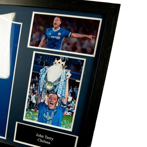 Футболка с автографом Джона Терри Terry Signed Shirt (Framed)