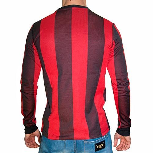 Футболка Милан ретро Milan AC Long Sleeve