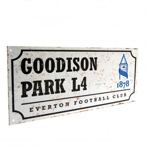 Табличка Эвертон Retro Street Sign