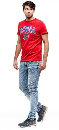 Футболка Россия красная 131770
