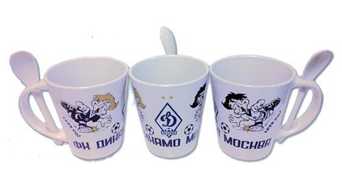 Кружка Динамо с ложечкой "Lets Go"