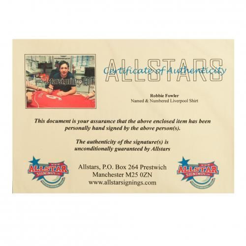 Футболка с автографом Fowler Signed Shirt (Framed)