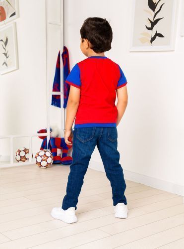 Футболка детская ЦСКА ЭМБЛЕМА, цвет красный