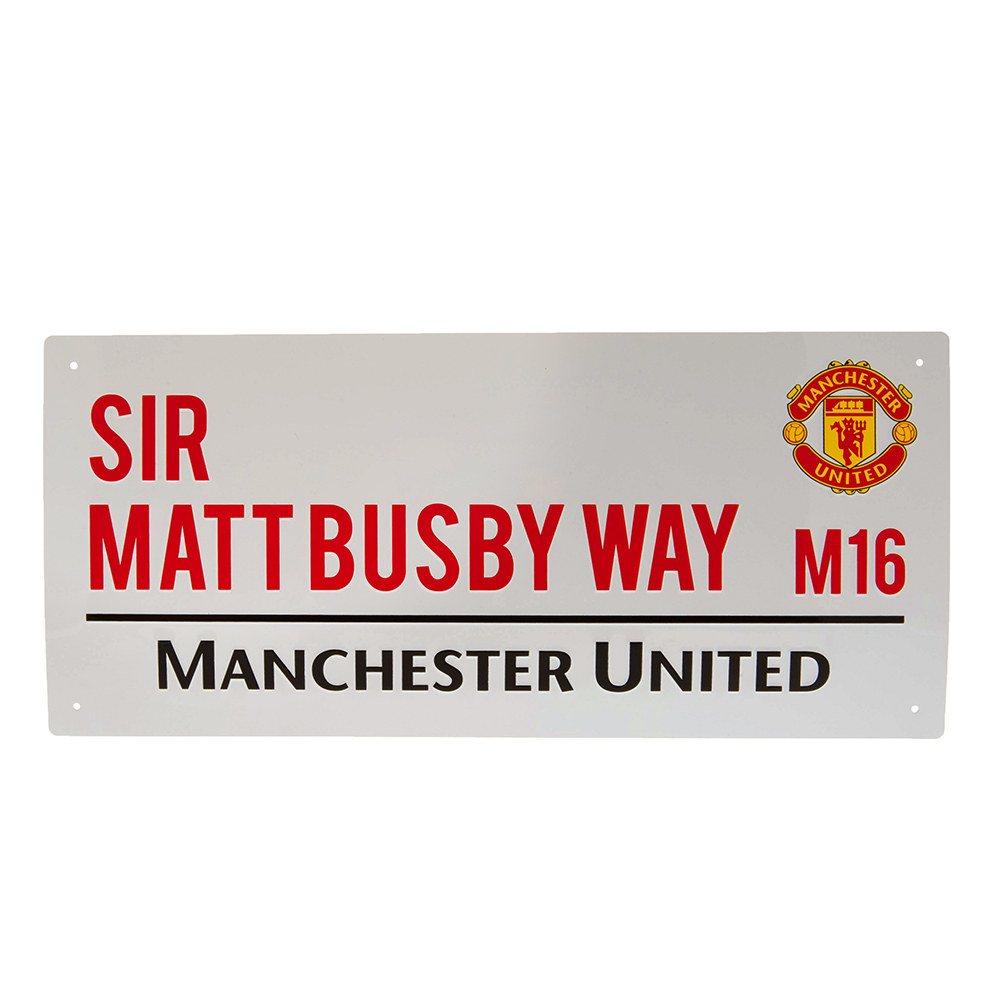    Sir Matt Busby Way Street Sign