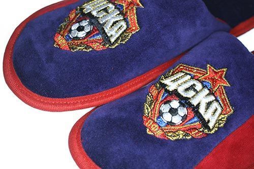 Тапочки ЦСКА комнатные