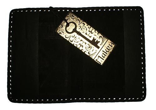 Обложка на паспорт Динамо нат.кожа ручн.работа 009-07