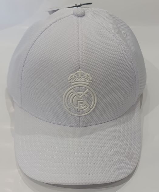 Бейсболка Реал Мадрид WHITE  LOGO ADULTO