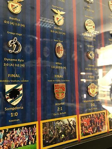 Набор значков Барселона Champions League Winner