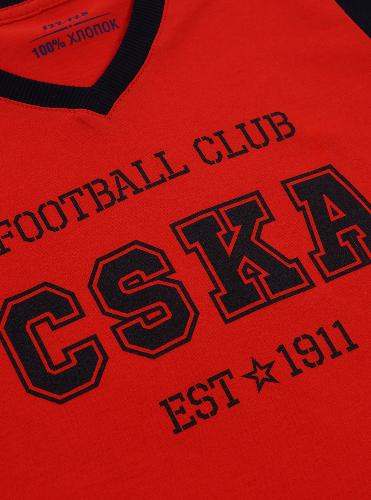 Комплект для мальчика  ПФК ЦСКА (футболка+шорты), цвет: синий, красный