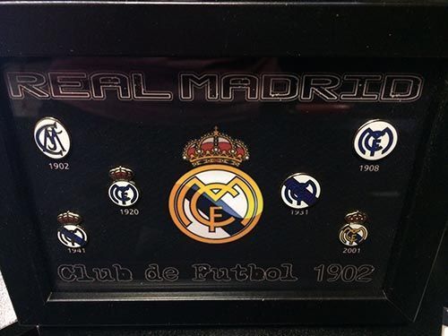 Набор значков Эмблемы Реал Мадрид