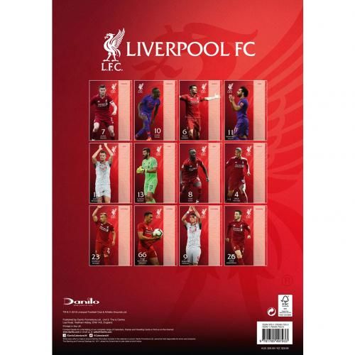 Календарь Ливерпуль 2019 А3