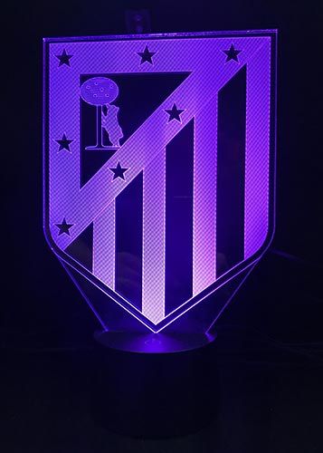 3D светильник Атлетико Мадрид