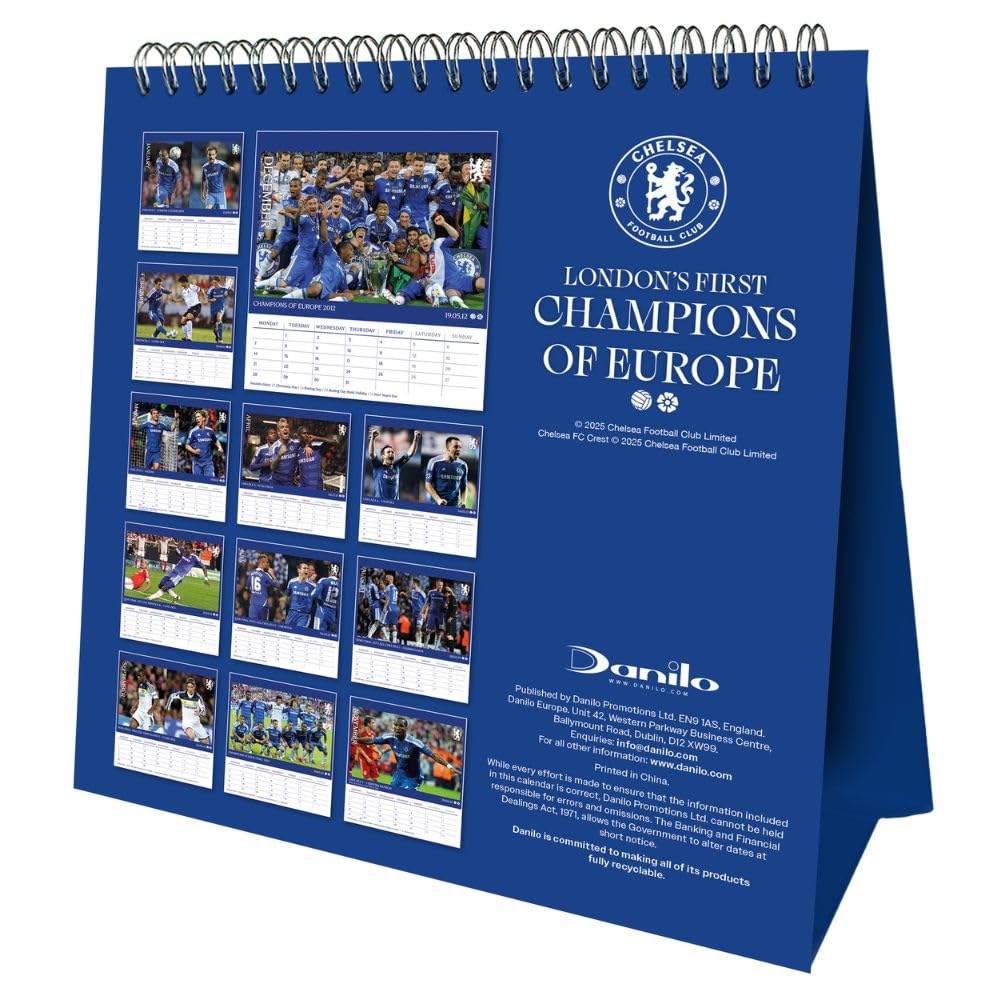 Календарь Челси настольный Desktop Calendar 2026