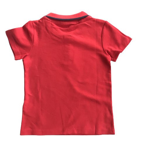 Детская футболка поло Барселона BOYS POLO TEE, красная