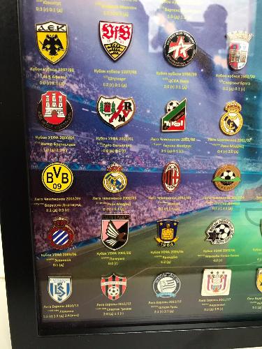 Набор значков Локомотив Еврокубковая история