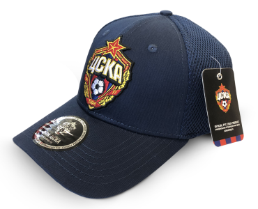 Бейсболка детская ЦСКА летняя из стрейч-сетки