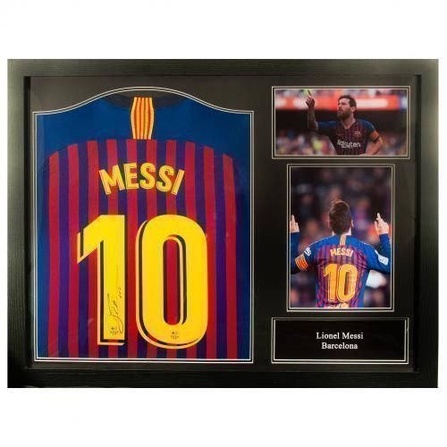 Футболка с автографом Лионеля Месси Messi Signed Shirt (Framed)