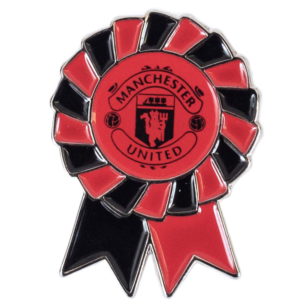 Значок Манчестер Юнайтед Rosette Badge Значок Манчестер Юнайтед Rosette Badge