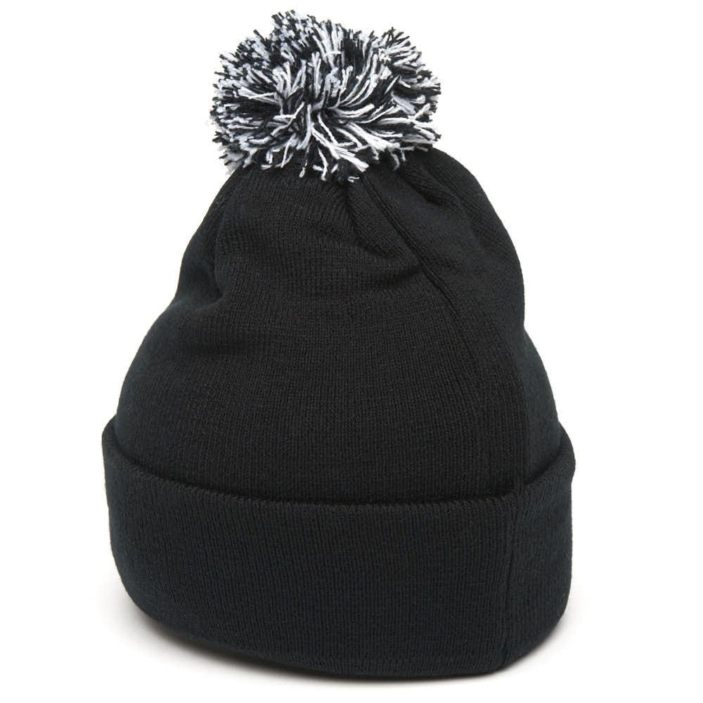 Детская шапка Ювентус 37305 черная с помпоном