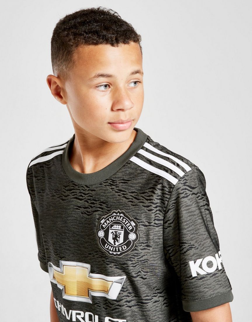 Детская форма Манчестер Юнайтед 2020/2021 выездная черная