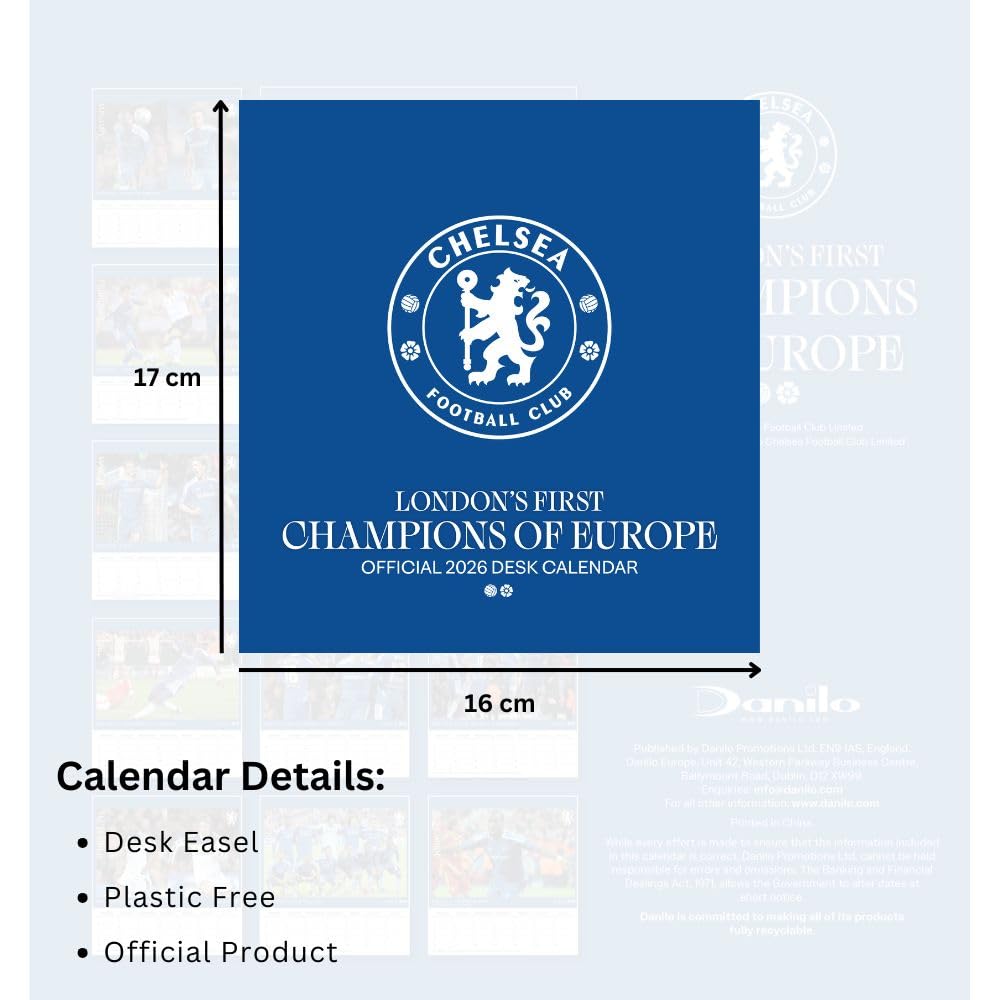 Календарь Челси настольный Desktop Calendar 2026