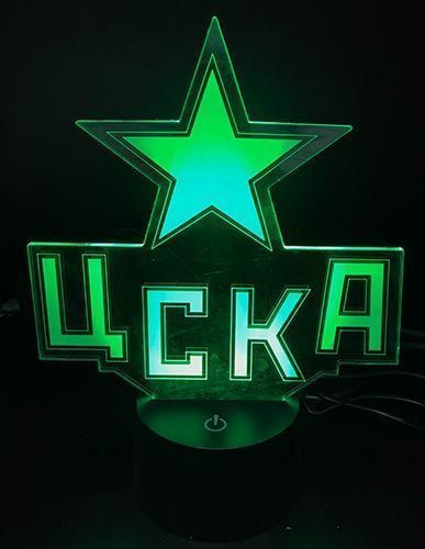 3D светильник ХК ЦСКА