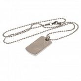    Engraved Crest Dog Tag & Chain