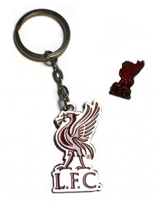 Набор брелок+значок Ливерпуль