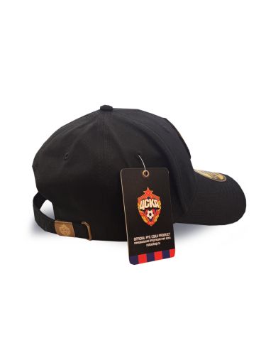 Бейсболка ЦСКА черная 21195