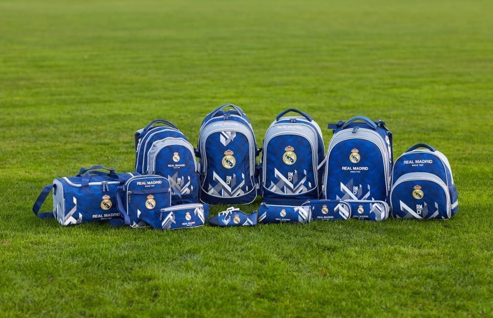 Школьный ранец Реал Мадрид, сине-серый RM-170