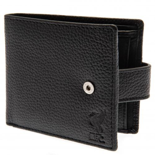 Портмоне Ливерпуль Black Leather Wallet в подарочной упаковке