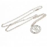   Silver Plated Pendant & Chain CR