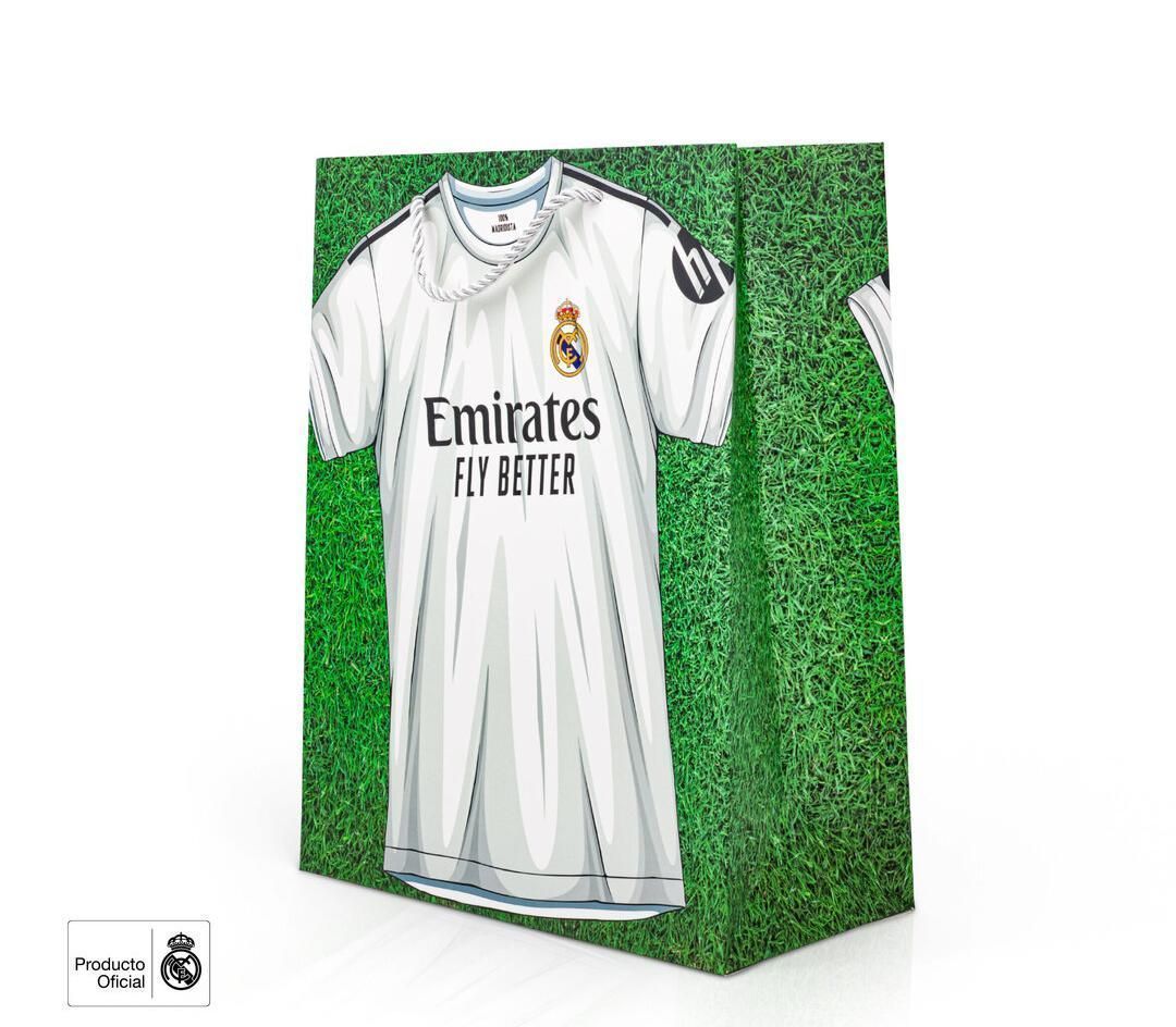 Подарочный пакет Реал Мадрид 30х12х40 см T-Shirt