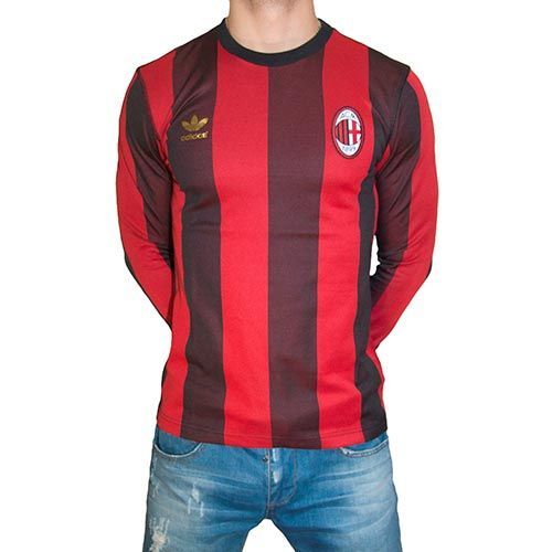 Футболка Милан ретро Milan AC Long Sleeve