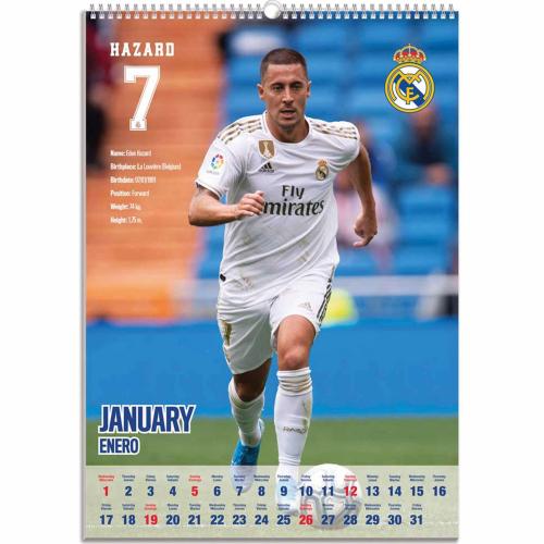Календарь Реал Мадрид Calendar 2020