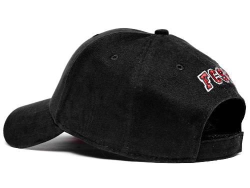 Бейсболка Спартак 120254 черная с цветной эмблемой